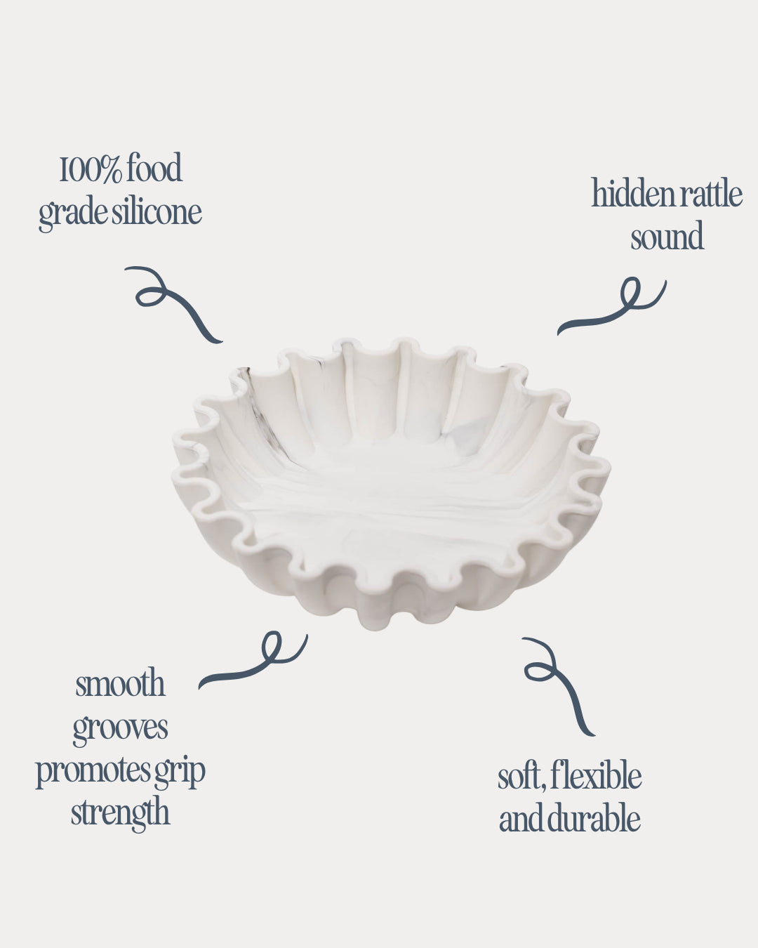 SCALLOPED RATTLE BOWL